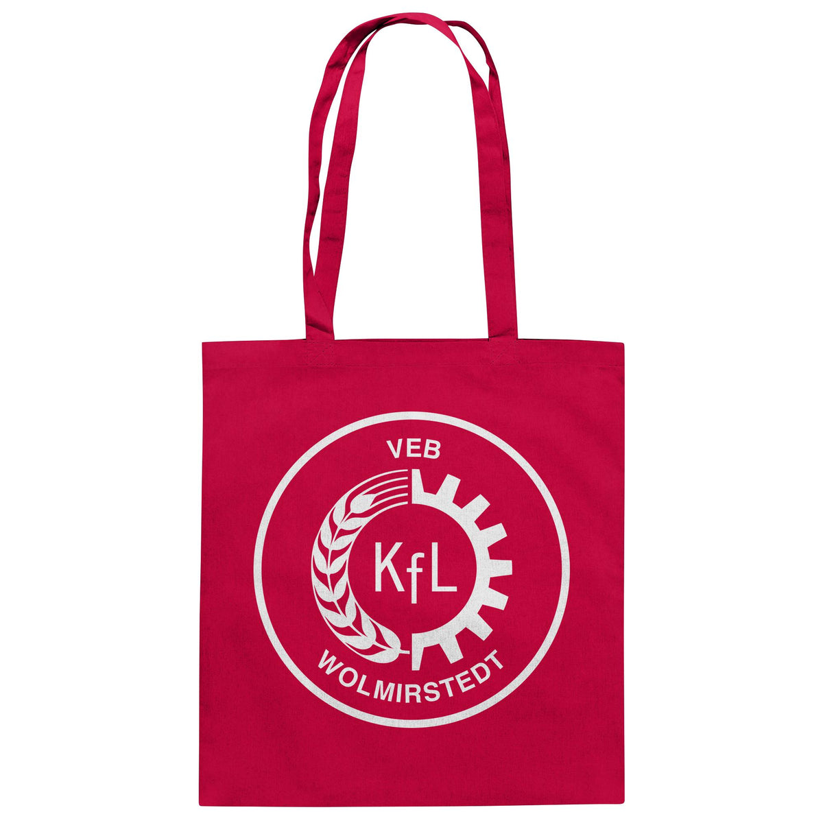 DDR Ostalgie Baumwolltasche • VEB KFL WOLMIRSTEDT