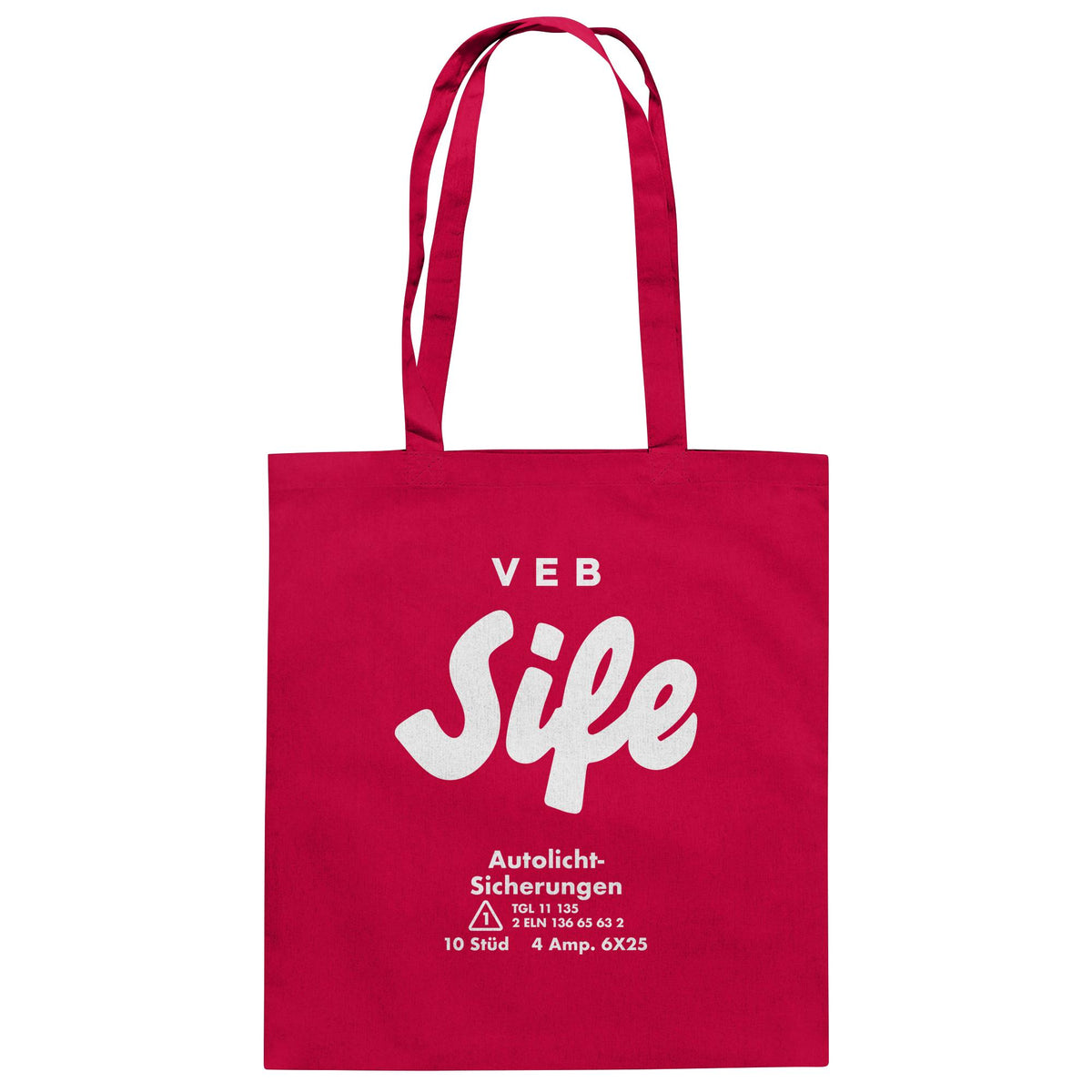VEB SIFE GROSSBREITENBACH | DDR Ostalgie Baumwolltasche