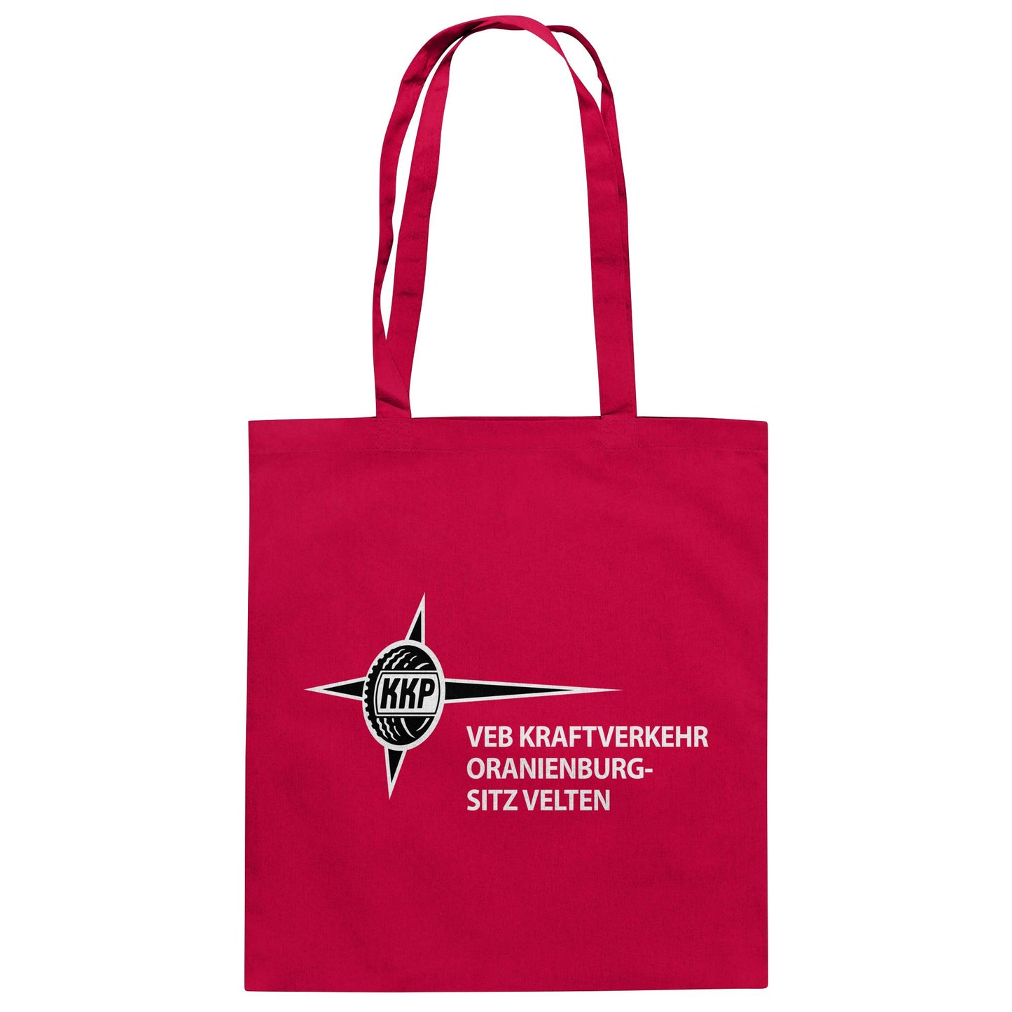 DDR Ostalgie Baumwolltasche • VEB KRAFTVERKEHR ORANIENBURG