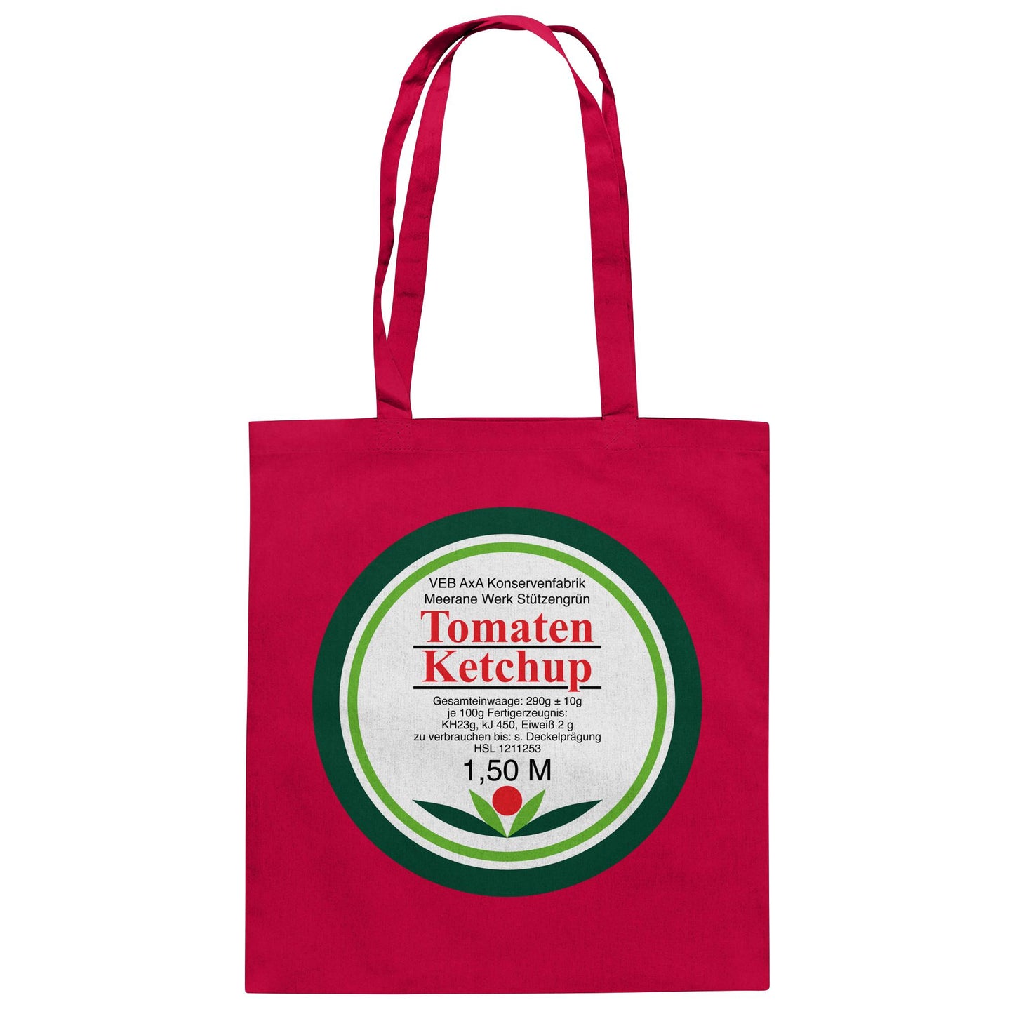 DDR Ostalgie Baumwolltasche • VEB AXA KONSERVEN MEERANE - TOMATEN-KETCHUP