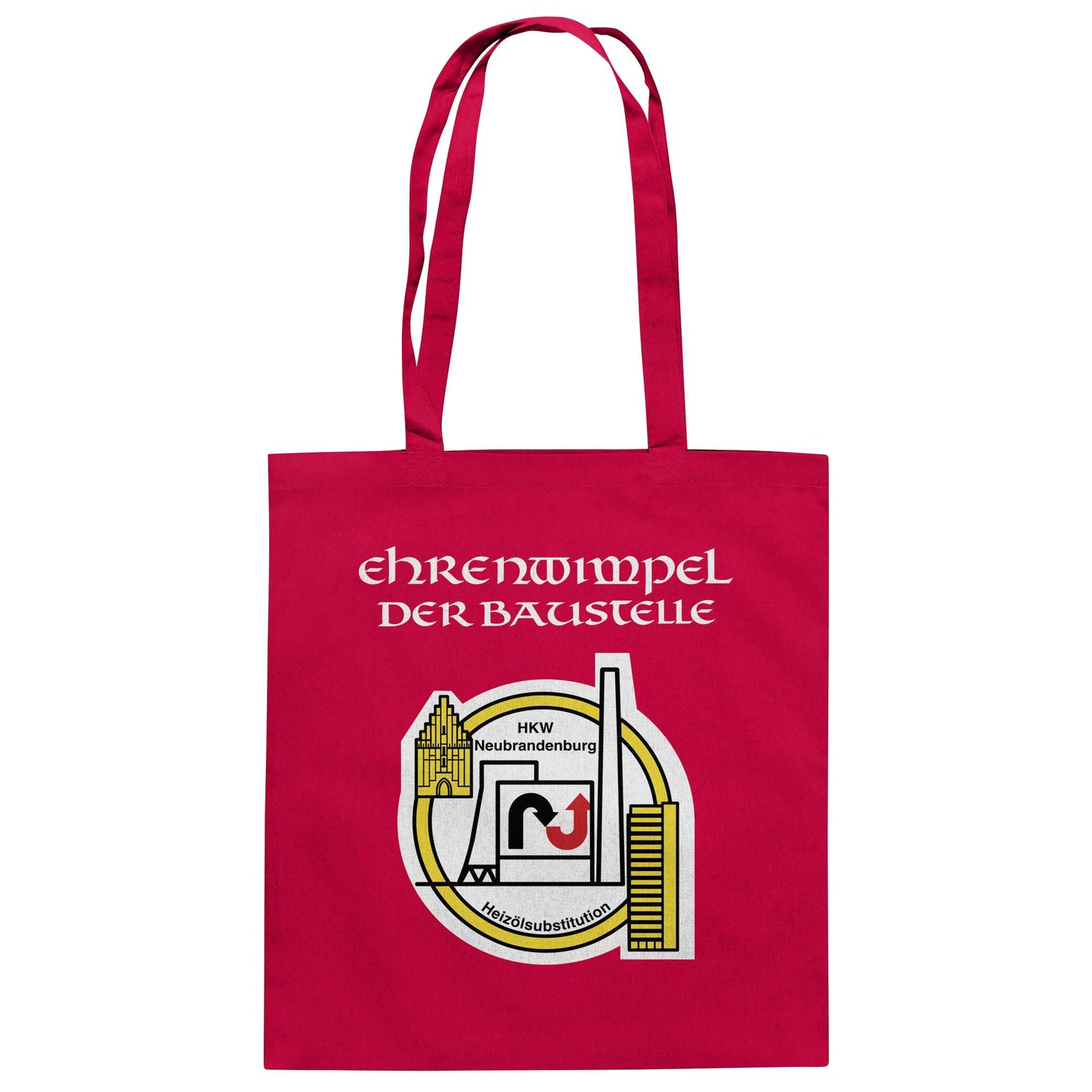 DDR Ostalgie Baumwolltasche • EHRENWIMPEL HKW NEUBRANDENBURG