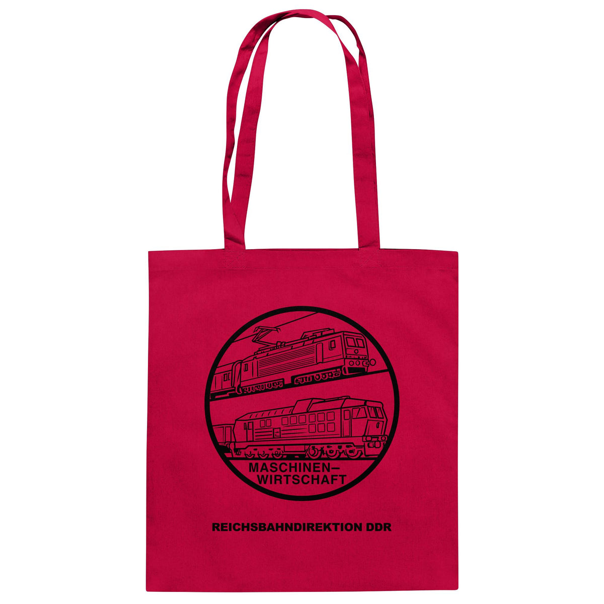 DDR Ostalgie Baumwolltasche • MASCHINENWIRTSCHAFT DR