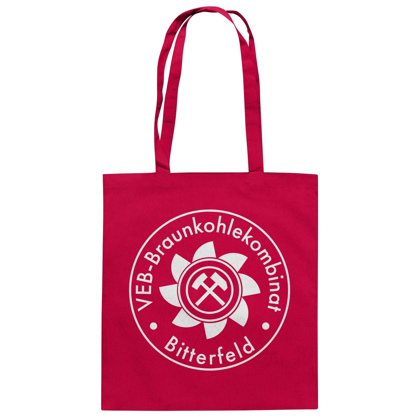 DDR Ostalgie Baumwolltasche • VEB BRAUNKOHLEKOMBINAT BITTERFELD