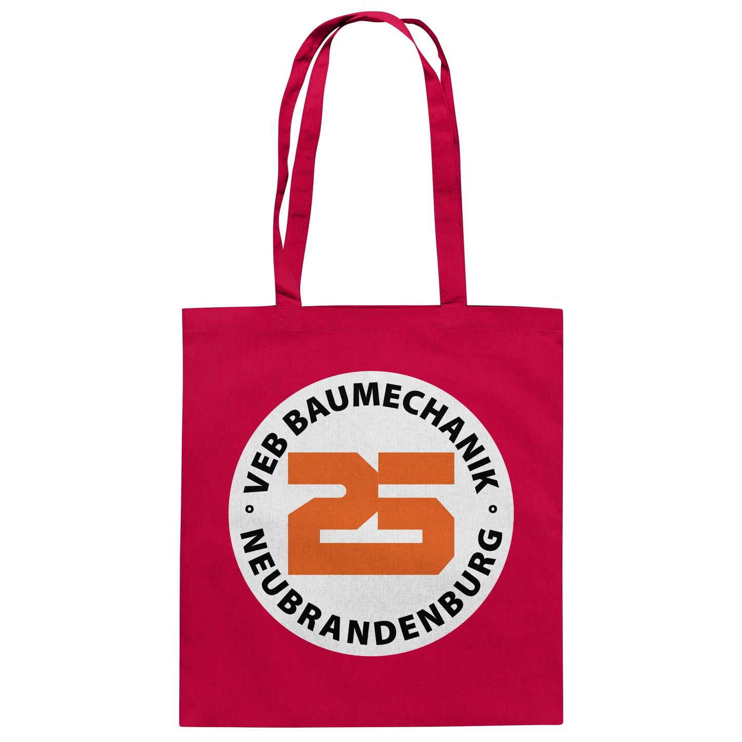 DDR Ostalgie Baumwolltasche • VEB BAUMECHANIK NEUBRANDENBURG
