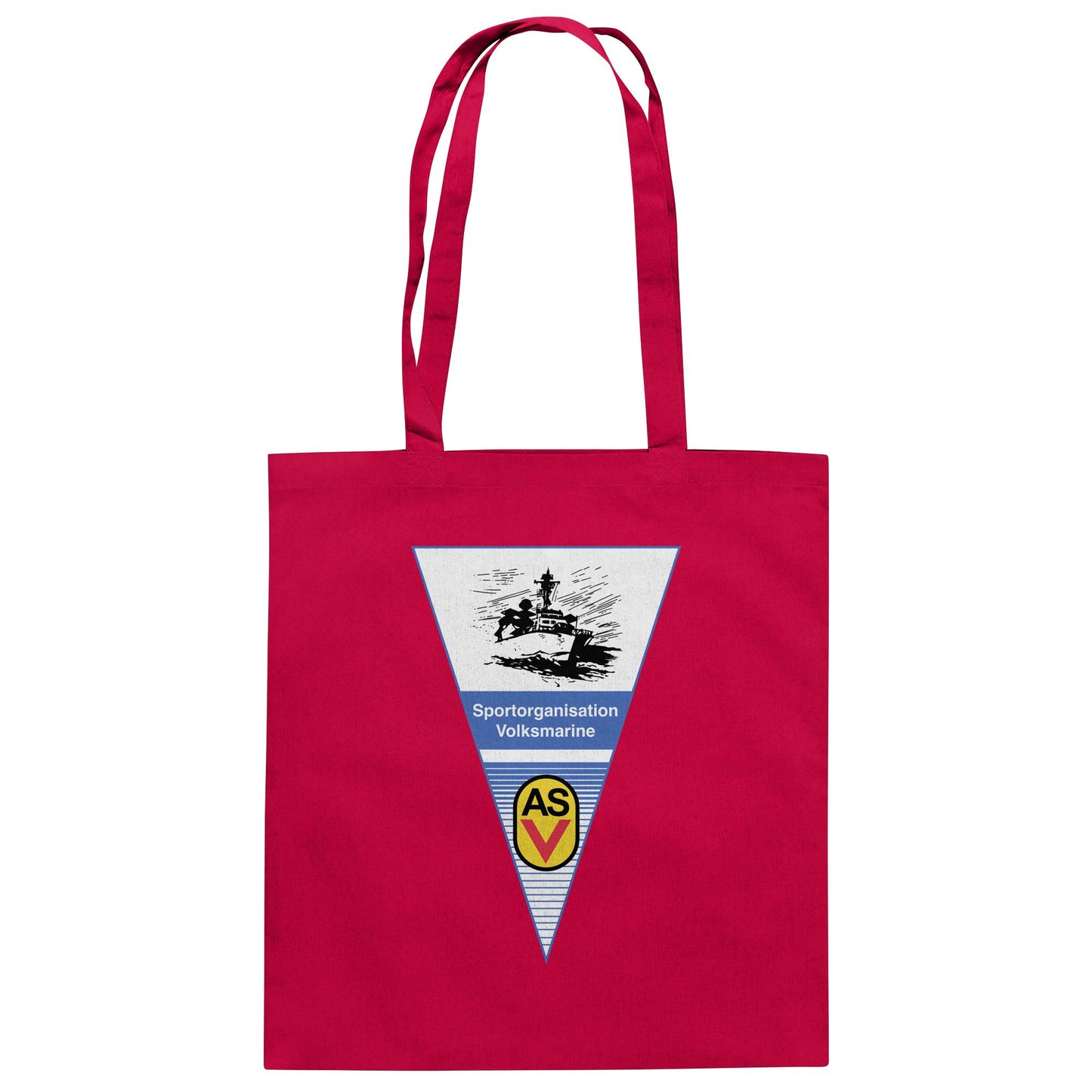 DDR Ostalgie Baumwolltasche • ASV SPORTORGANISATION VOLKSMARINE