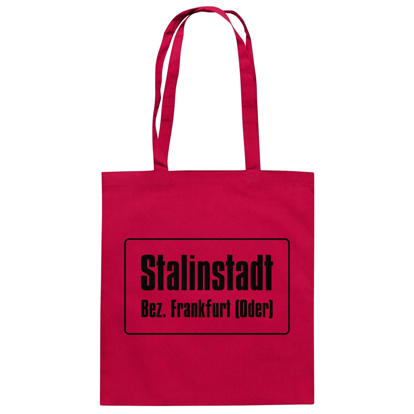 DDR Ostalgie Baumwolltasche • STALINSTADT - EISENHÜTTENKOMBINAT OST EKO (ORIGINAL-SCHILD)