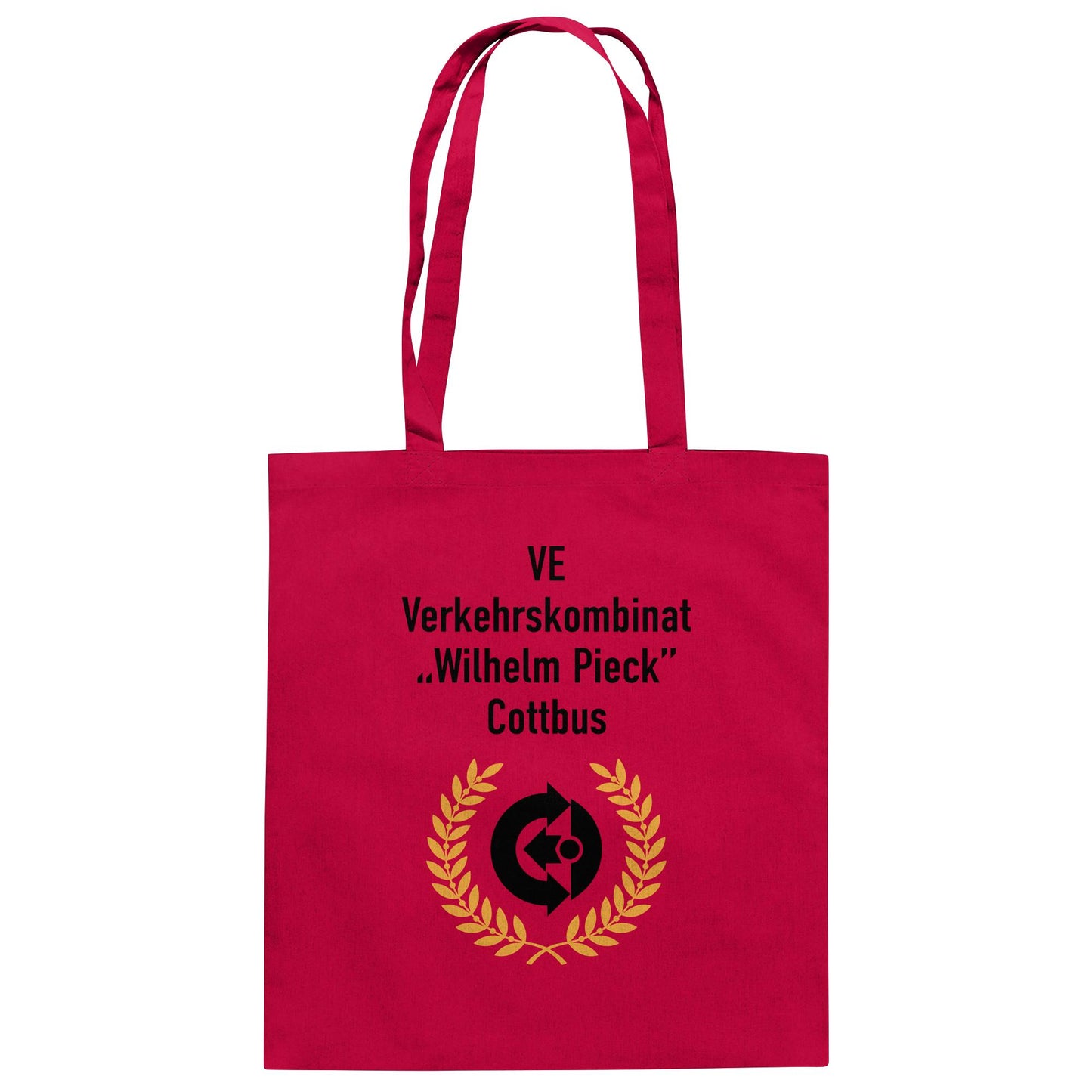 DDR Ostalgie Baumwolltasche • VE VERKEHRSKOMBINAT WILHELM PIECK COTTBUS