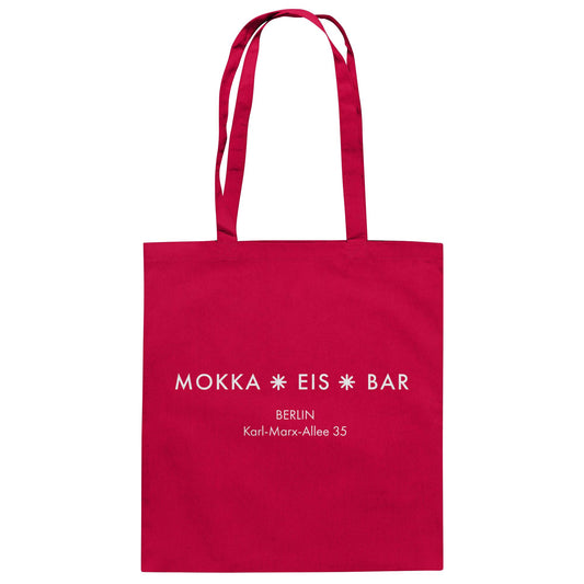 DDR Ostalgie Baumwolltasche • MOKKA EIS BAR BERLIN (ORIGINAL SEITENLOGO)