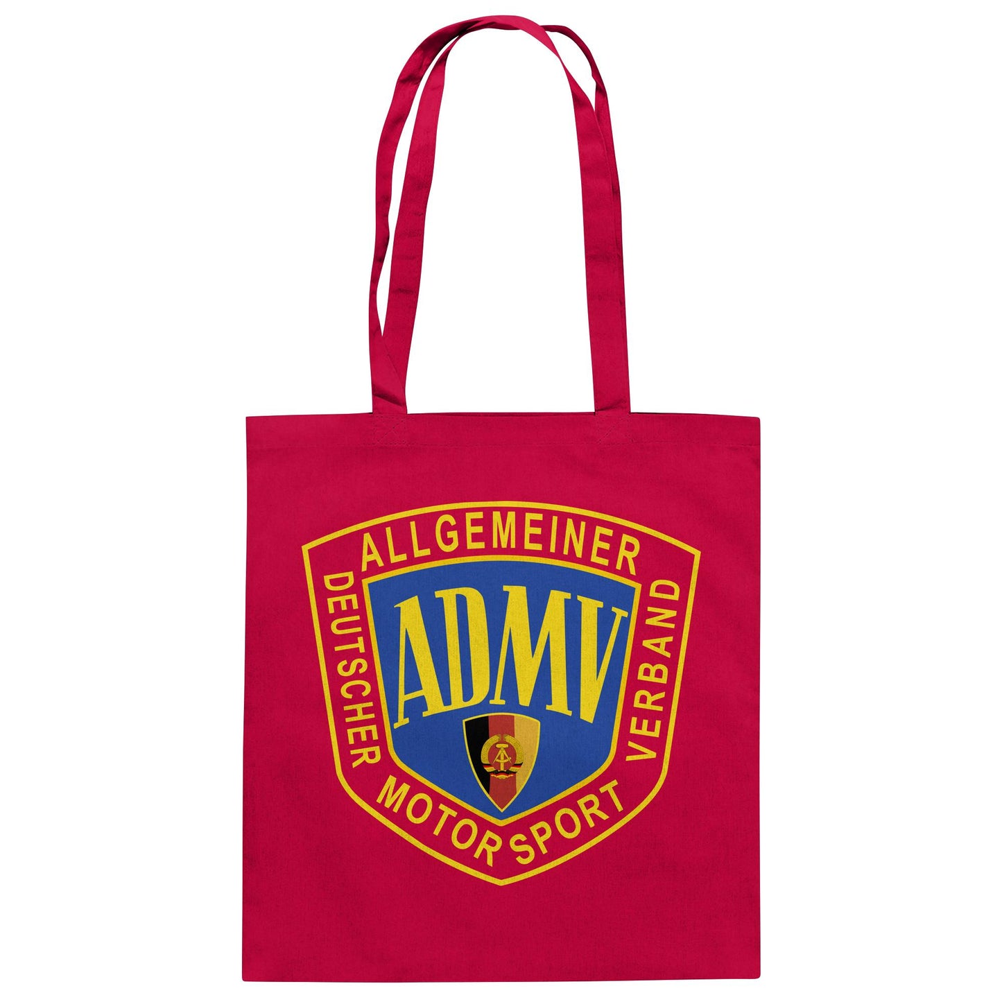 DDR Ostalgie Baumwolltasche • ADMV MOTORSPORTVERBAND DER DDR