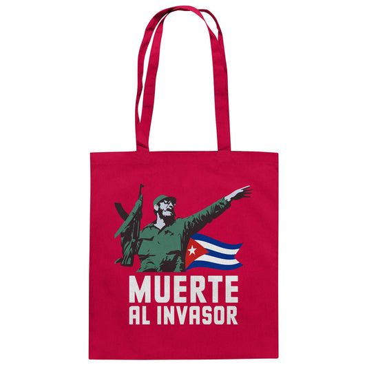 DDR Ostalgie Baumwolltasche • KUBA - MUERTE AL INVASOR