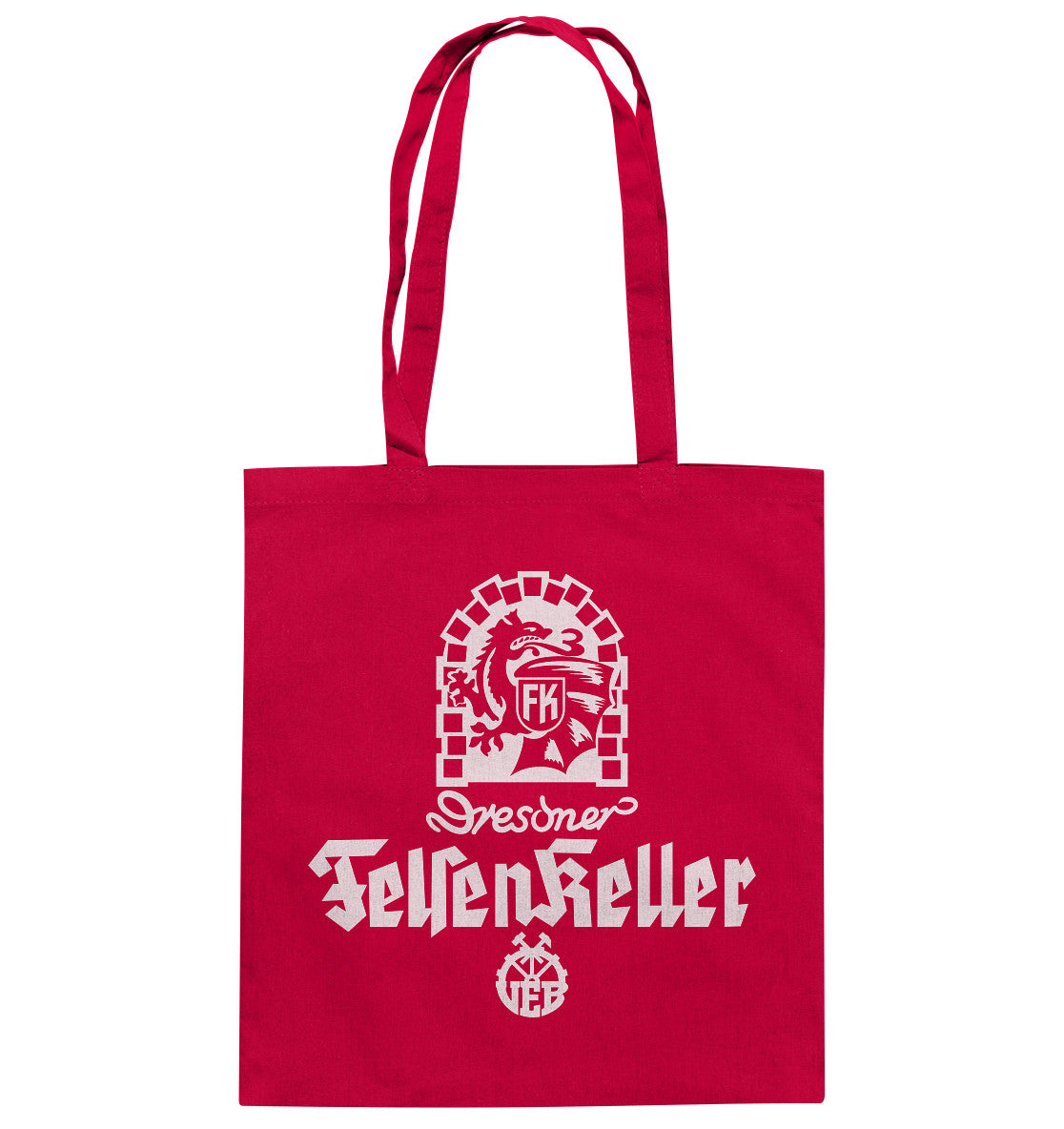 DDR Ostalgie Baumwolltasche • VEB DRESDNER FELSENKELLER