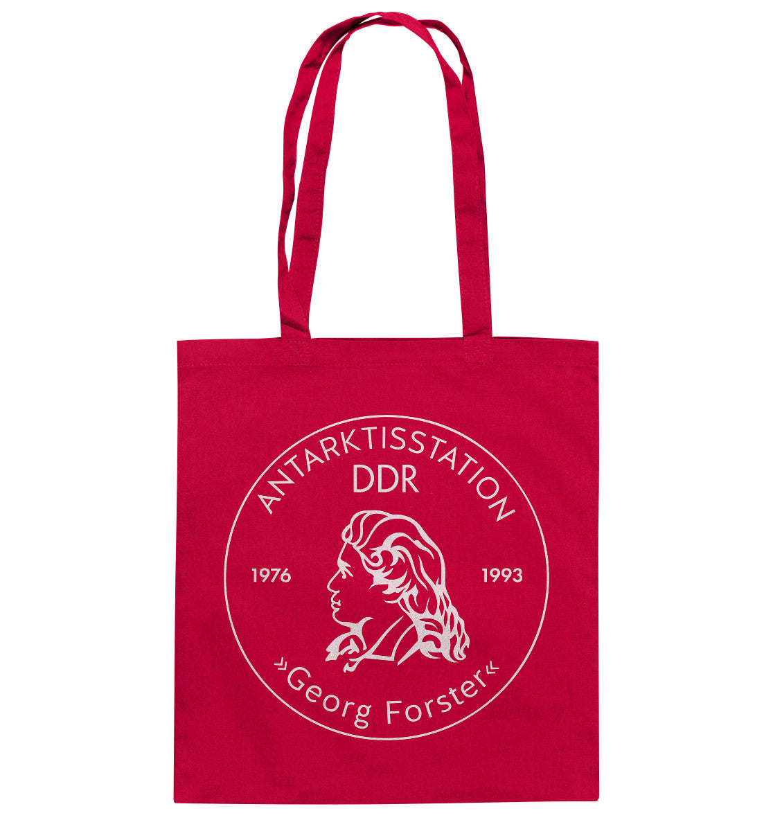 DDR Ostalgie Baumwolltasche • ANTARKTISFORSCHUNG DER DDR - GEORG FORSTER