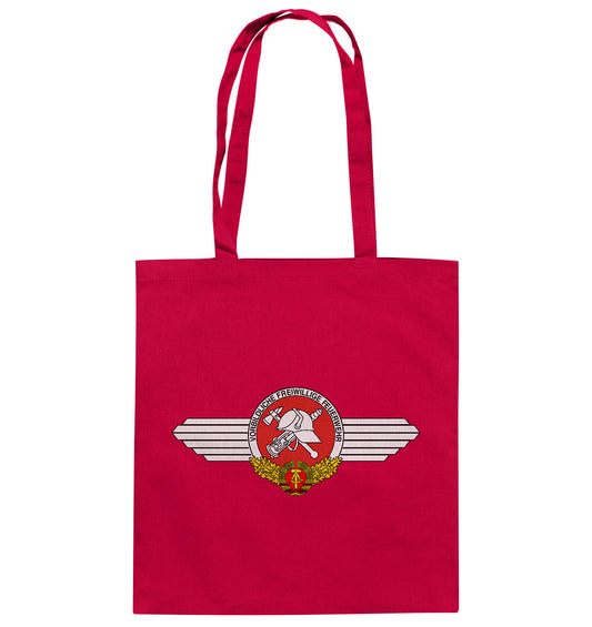 DDR Ostalgie Baumwolltasche • VORBILDLICHE FREIWILLIGE FEUERWEHR DER DDR