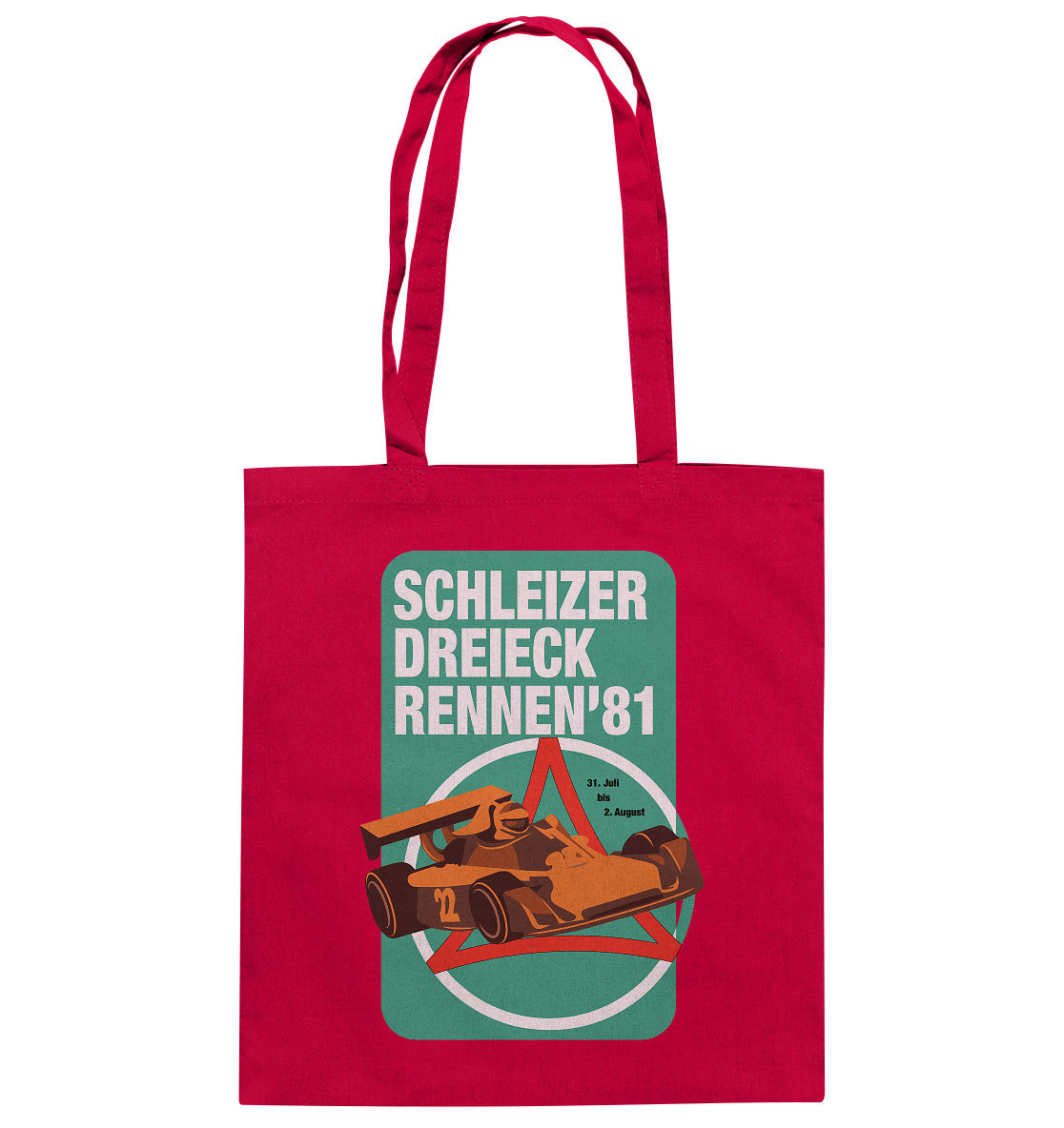 DDR Ostalgie Baumwolltasche • SCHLEIZER DREIECK-RENNEN 1981