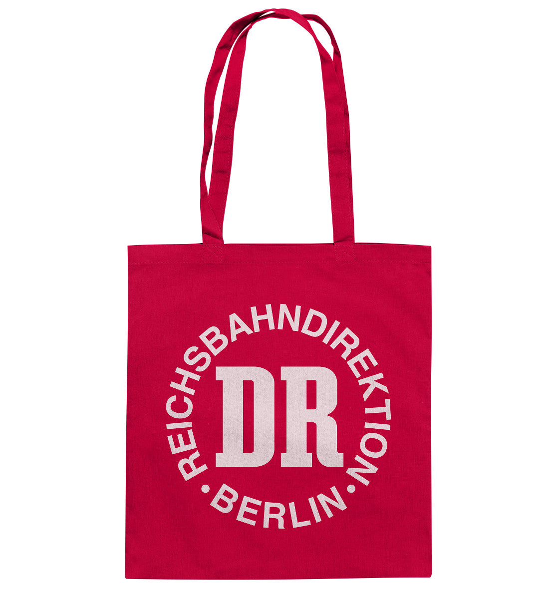 DDR Ostalgie Baumwolltasche • DR REICHSBAHNDIREKTION BERLIN