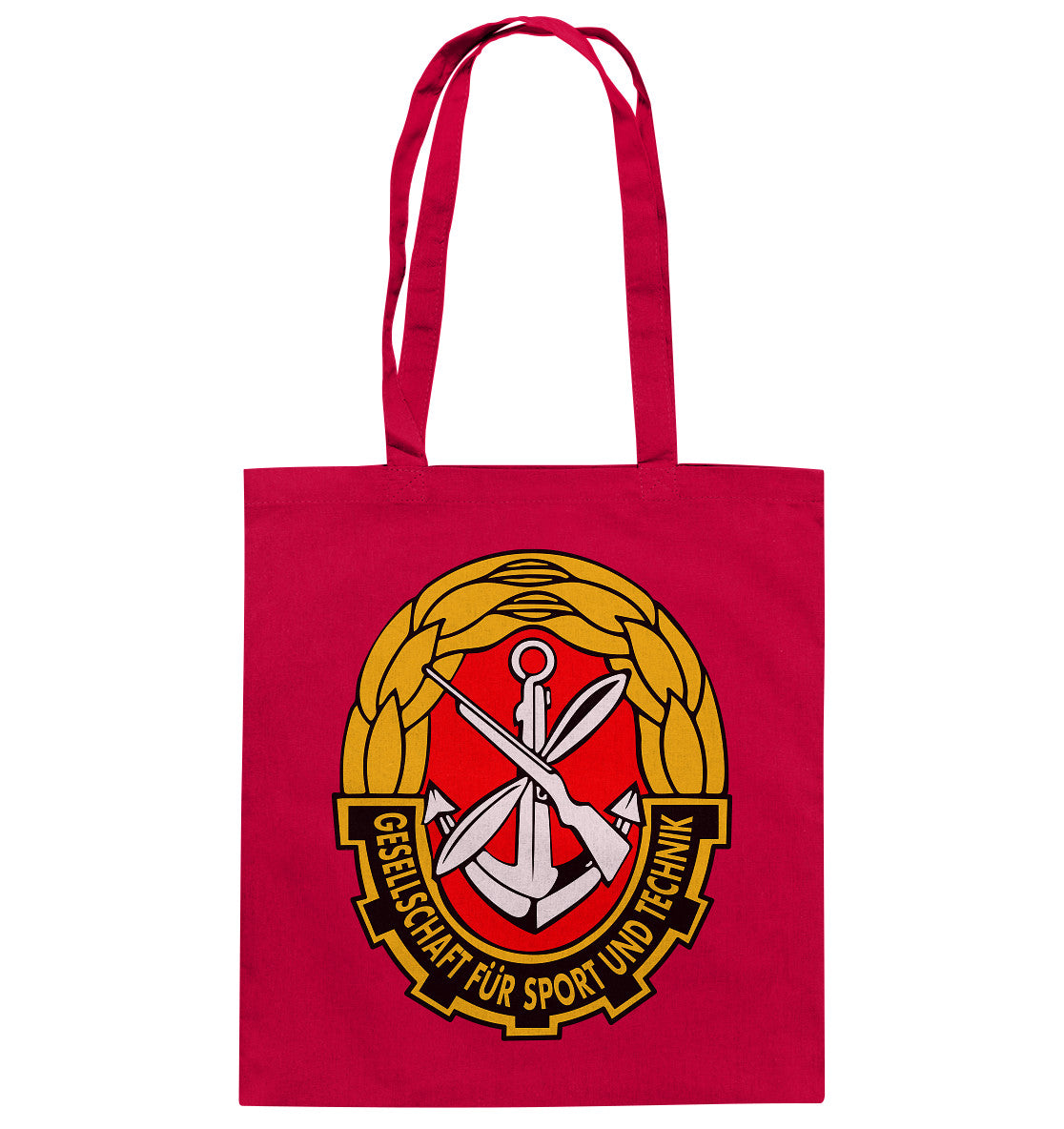 DDR Ostalgie Baumwolltasche •  GESELLSCHAFT FÜR SPORT UND TECHNIK