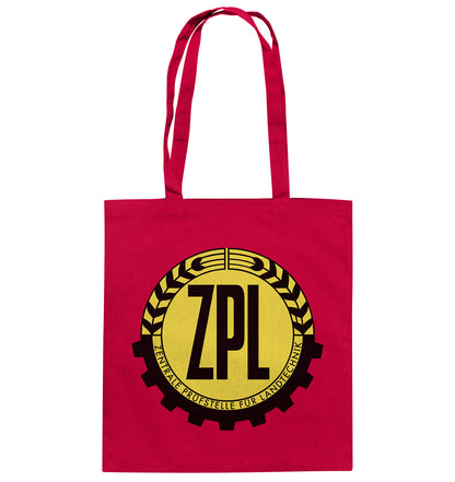 DDR Ostalgie Baumwolltasche • ZPL - ZENTRALE PRÜFSTELLE FÜR LANDTECHNIK