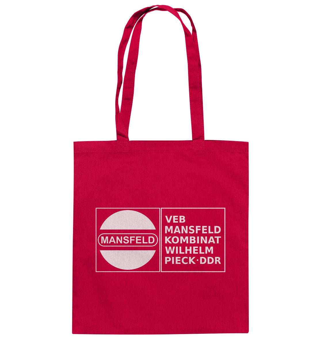 DDR Ostalgie Baumwolltasche • VEB MANSFELD KOMBINAT