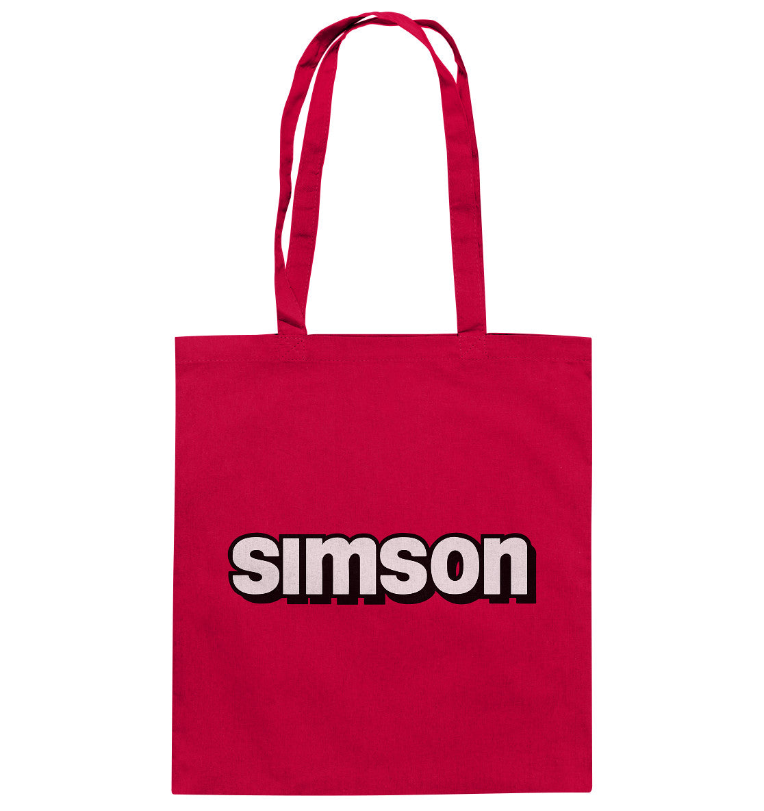 DDR Ostalgie Baumwolltasche • SIMSON - SCHRIFTZUG