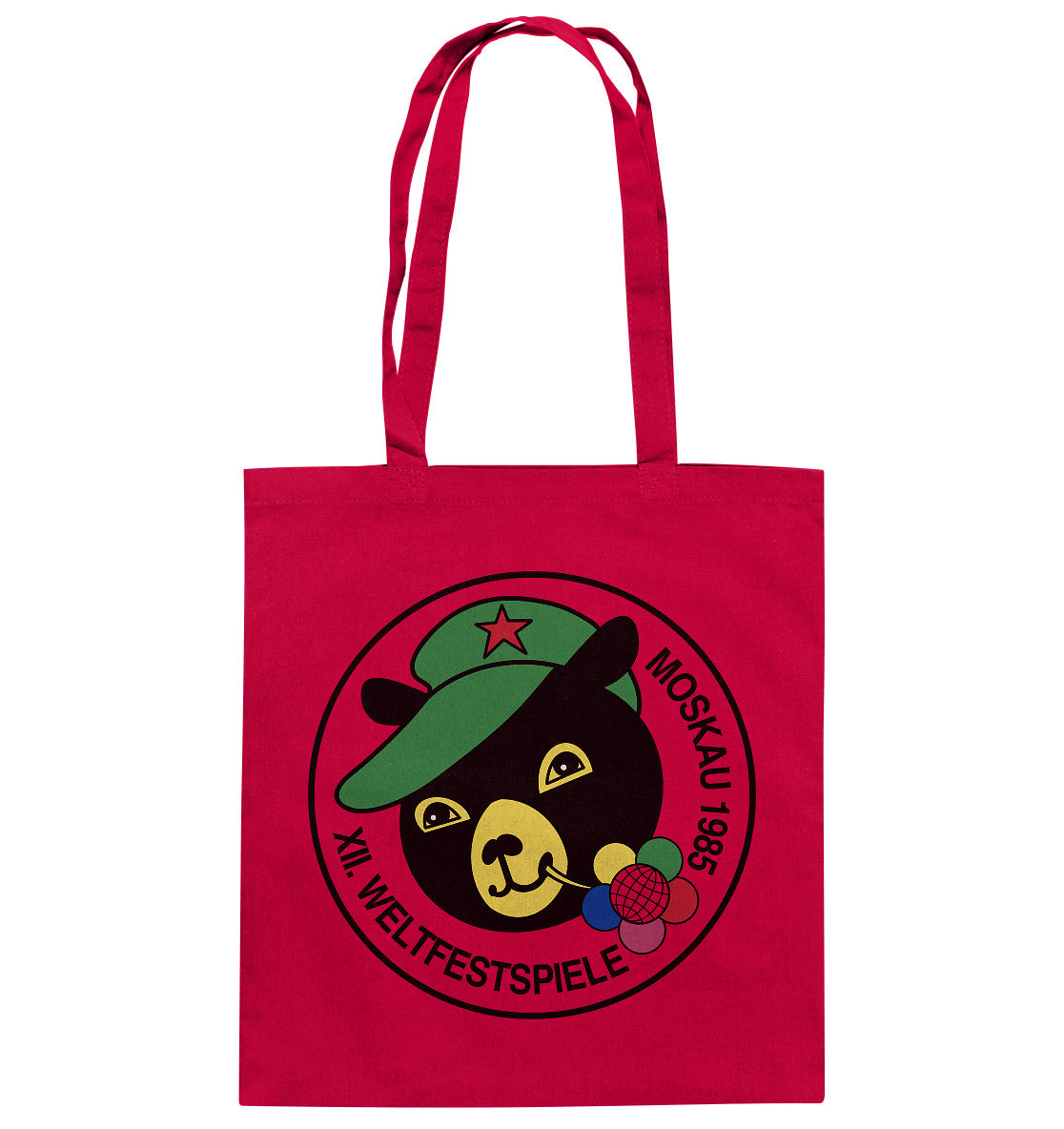 DDR Ostalgie Baumwolltasche • WELTFESTSPIELE, MOSKAU 1985