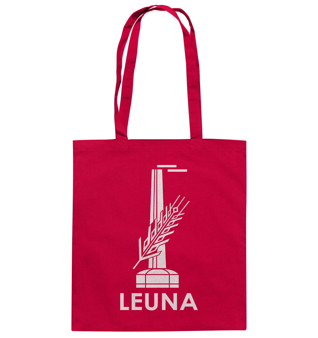 DDR Ostalgie Baumwolltasche • LEUNA WERKE HALLE
