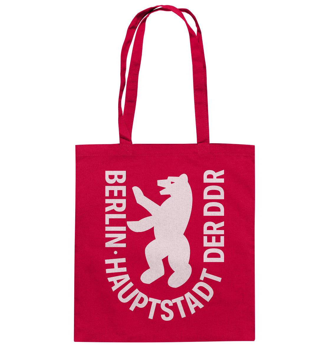 DDR Ostalgie Baumwolltasche • BERLIN - HAUPTSTADT DER DDR