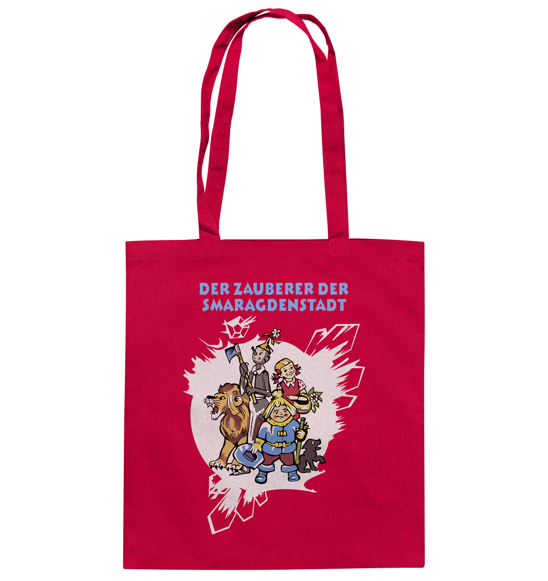 DDR Ostalgie Baumwolltasche • WOLKOW - DER ZAUBERER DER SMARAGDENSTADT