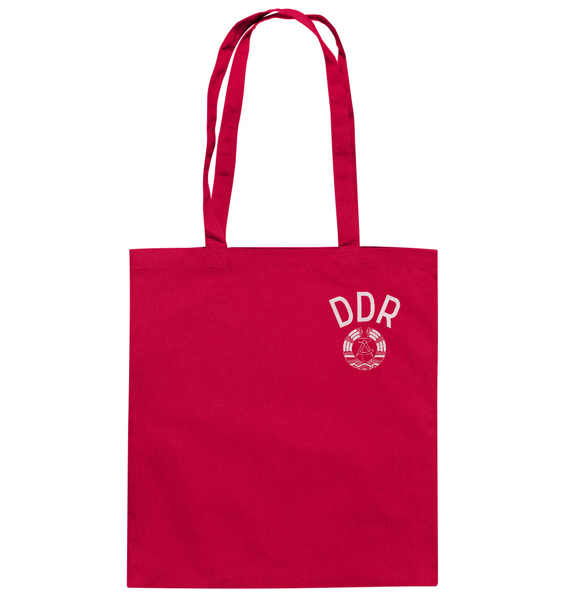 DDR Ostalgie Baumwolltasche • DDR SPORT TRIKOT - monochrom