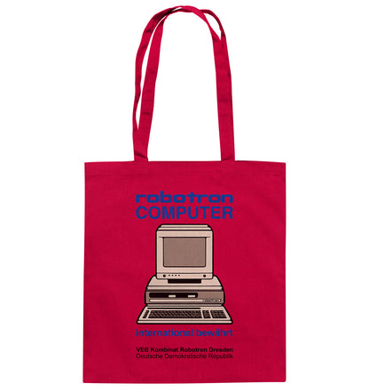 DDR Ostalgie Baumwolltasche • ROBOTRON COMPUTER DRESDEN