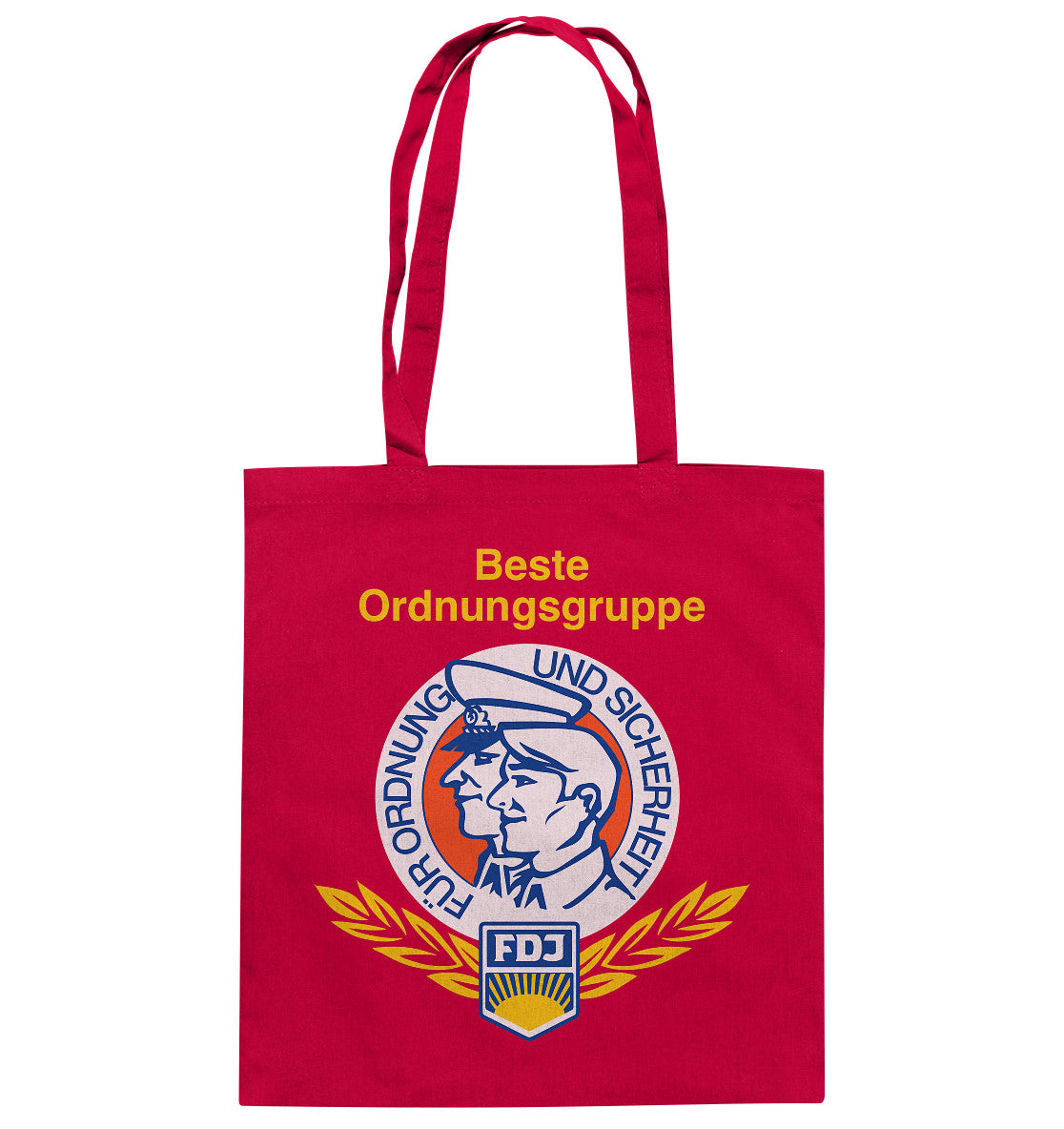 DDR Ostalgie Baumwolltasche • FDJ ORDNUNGSGRUPPE