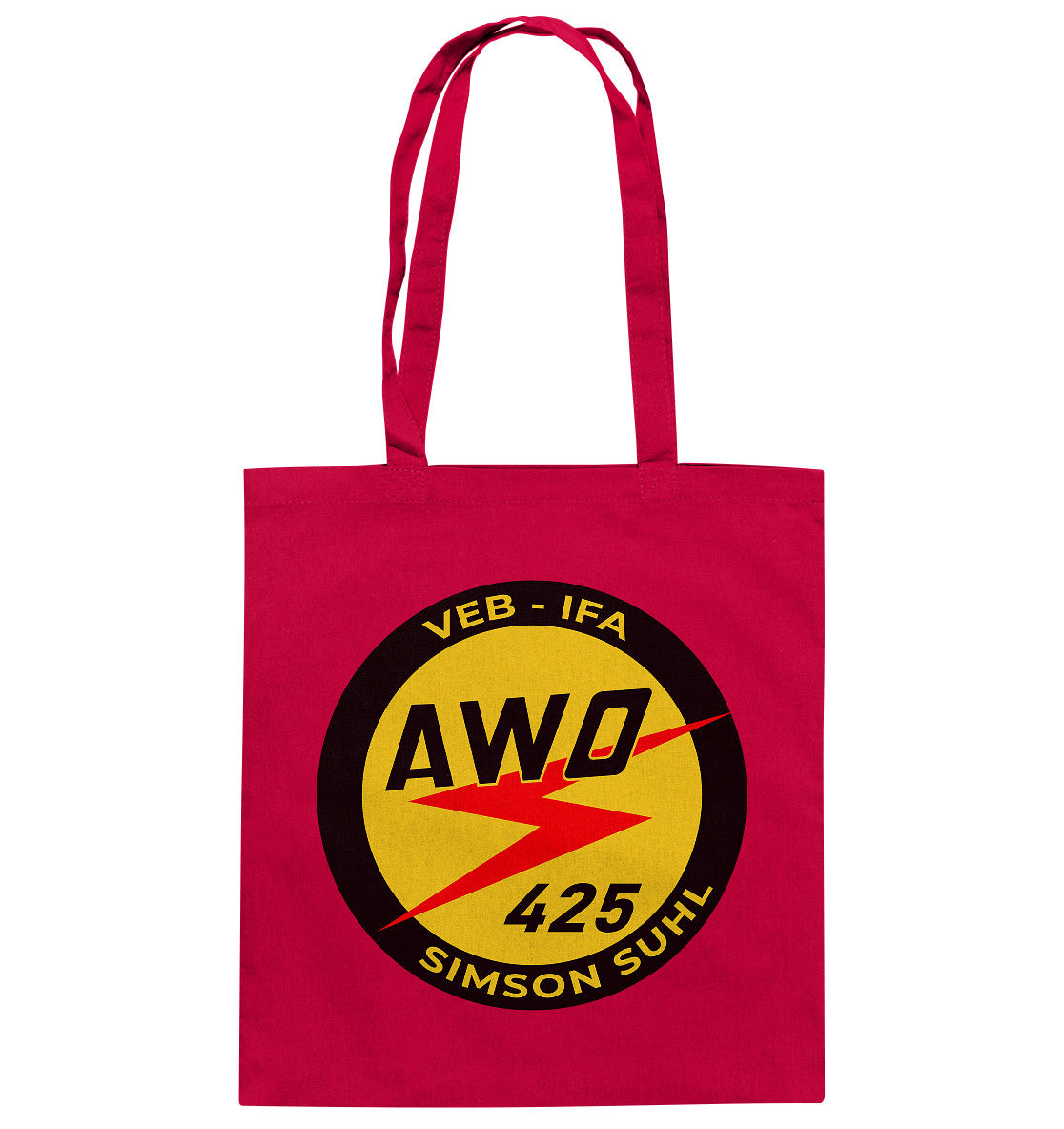 DDR Ostalgie Baumwolltasche • VEB IFA - AWO SIMSON SUHL