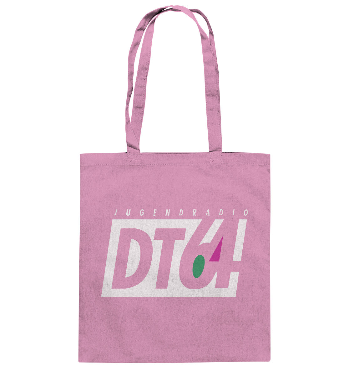 DDR Ostalgie Baumwolltasche •  DT64 JUGENDRADIO - DUNKEL