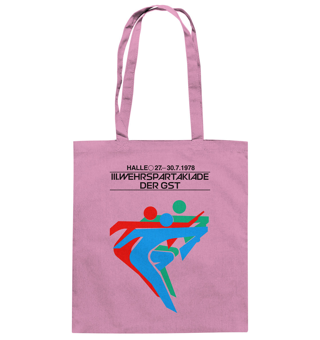 DDR Ostalgie Baumwolltasche • GST WEHRSPARTAKIADE 1978