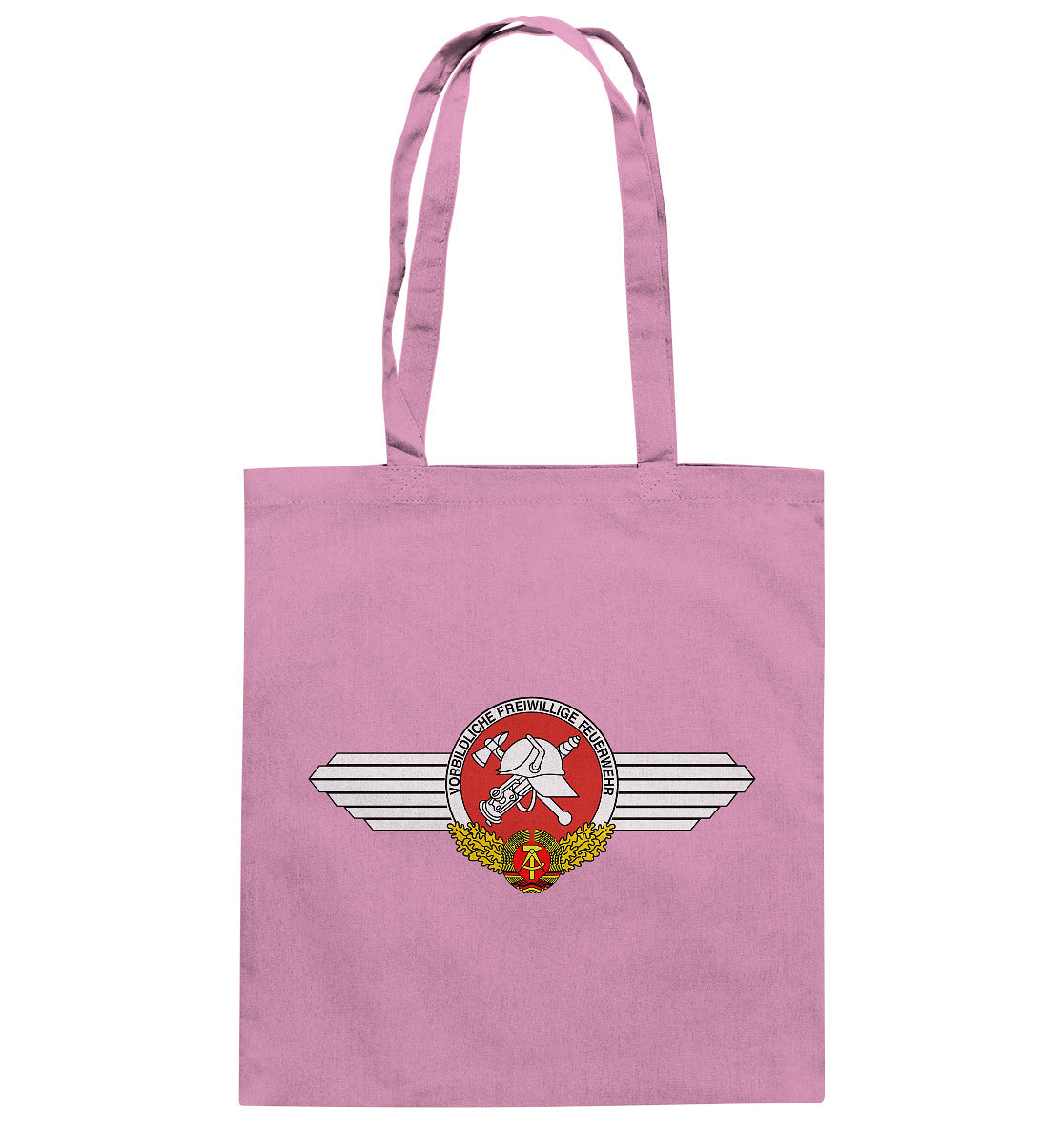DDR Ostalgie Baumwolltasche • VORBILDLICHE FREIWILLIGE FEUERWEHR DER DDR