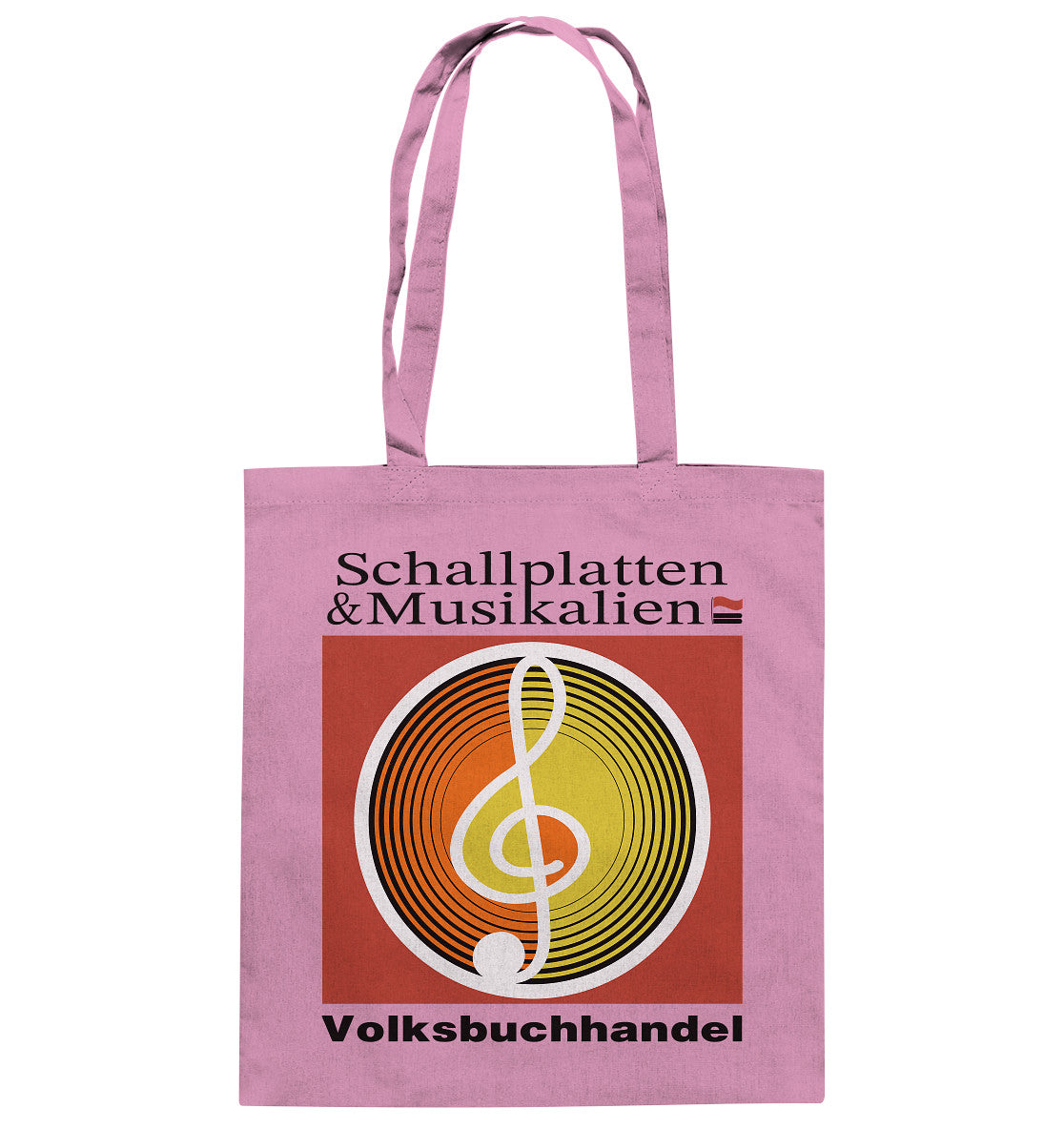 DDR Ostalgie Baumwolltasche • SCHALLPLATTEN VOLKSBUCHHANDEL