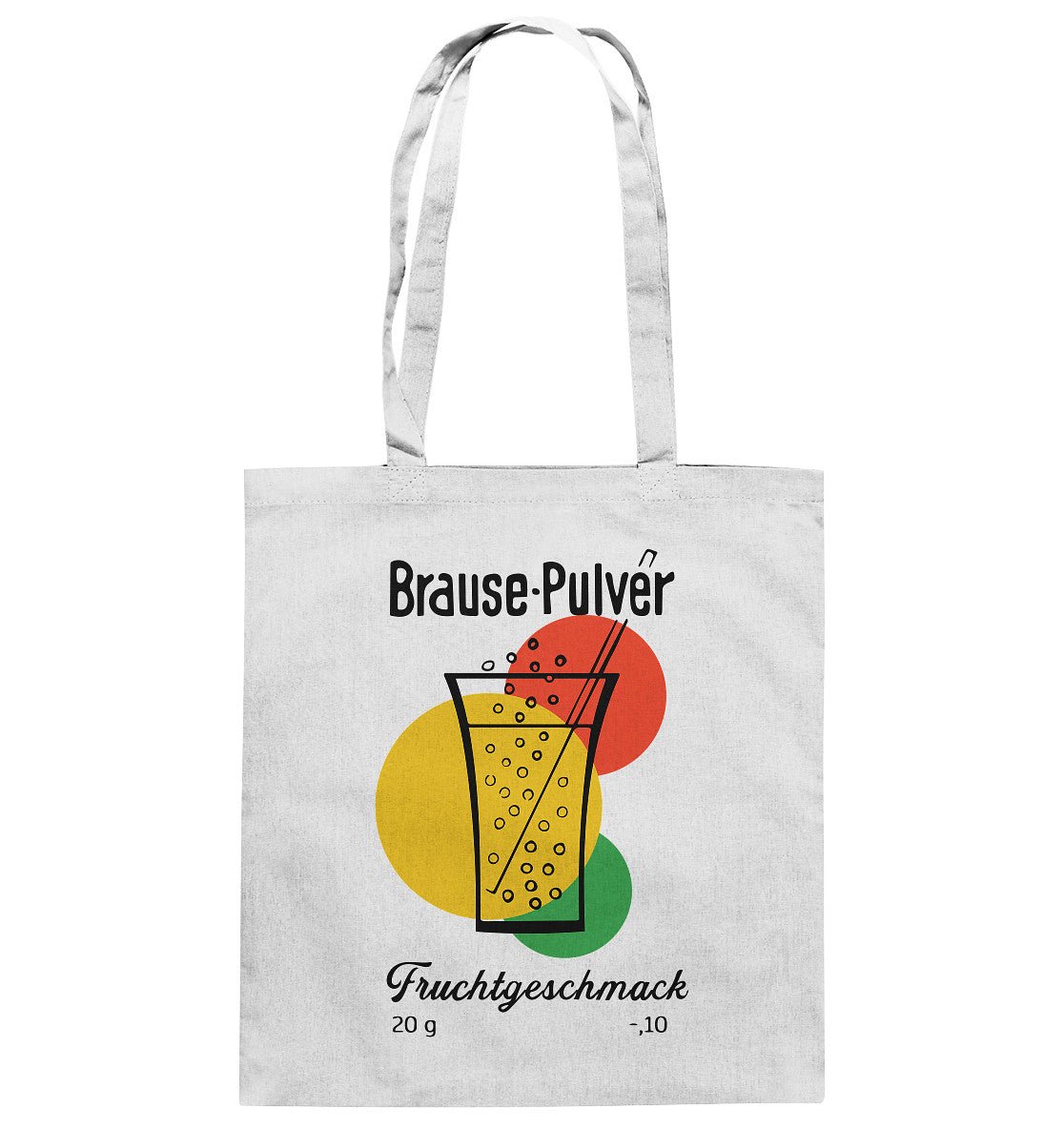 DDR Ostalgie Baumwolltasche • BRAUSE-PULVER FRUCHTGESCHMACK