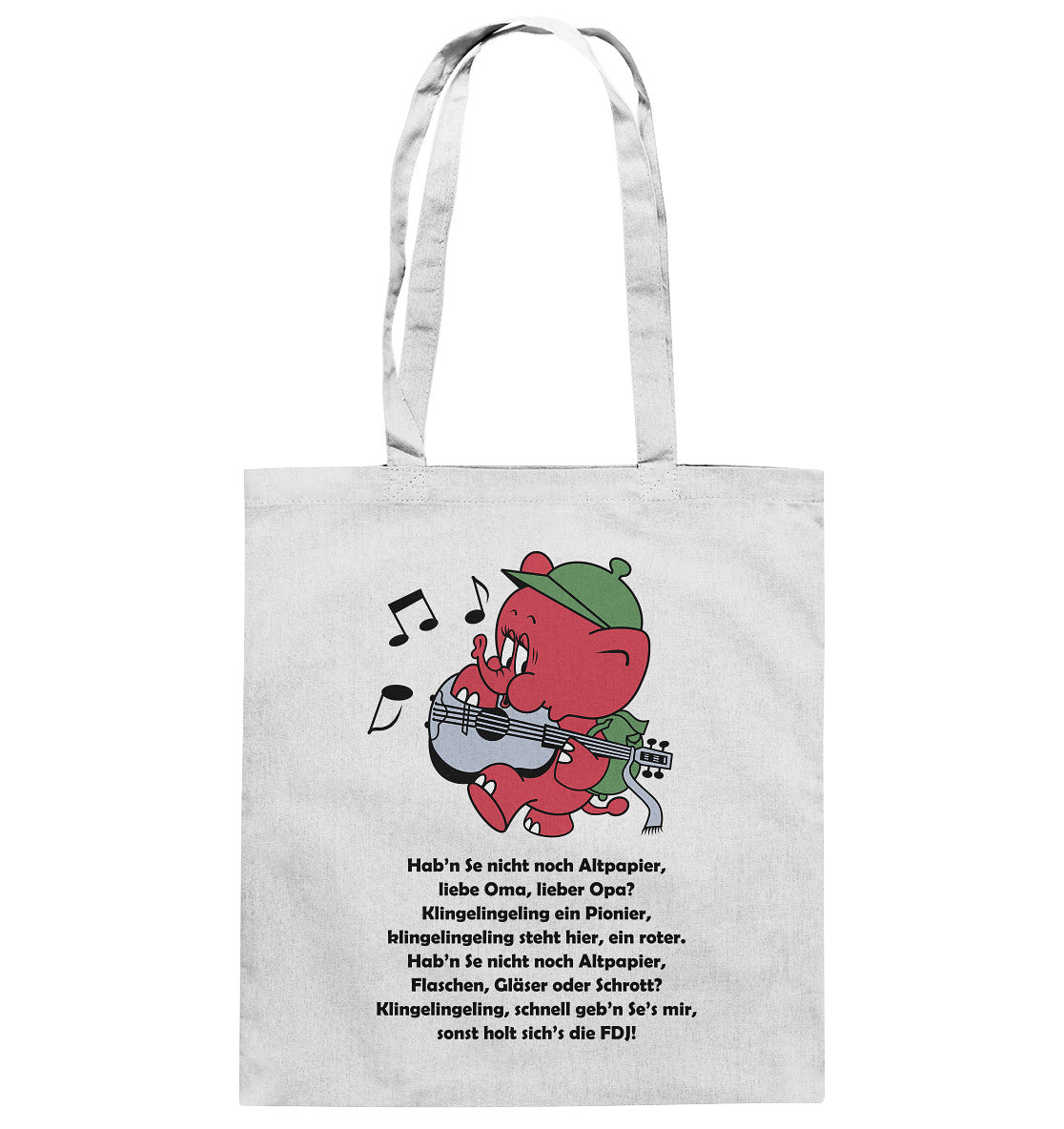 DDR Ostalgie Baumwolltasche • SERO EMMY - HAB'N SE NICH NOCH ALTPAPIER