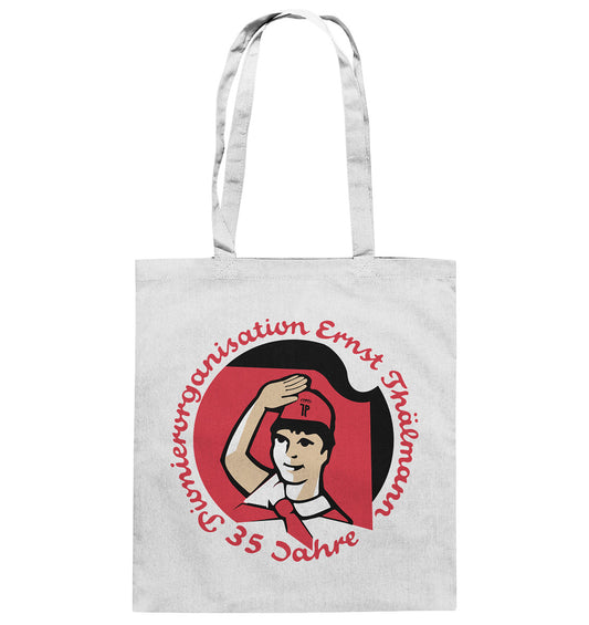 DDR Ostalgie Baumwolltasche • 35 JAHRE PIONIERORGANISATION ERNST THÄLMANN