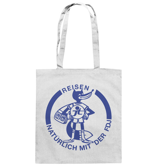 DDR Ostalgie Baumwolltasche • FDJ JUGENDTOURIST