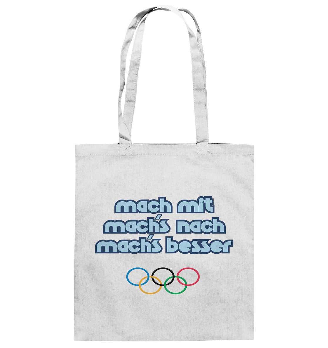DDR Ostalgie Baumwolltasche •  MACHMIT MACHSNACH MACHSBESSER