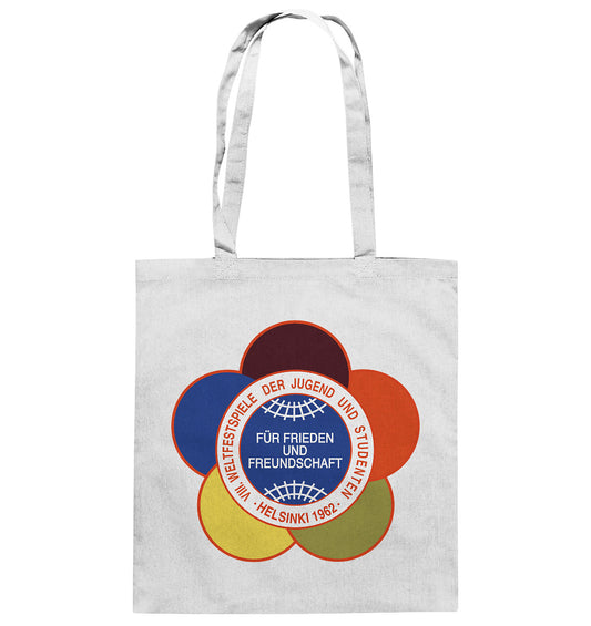DDR Ostalgie Baumwolltasche • WELTFESTSPIELE DER JUGEND - HELSINKI 1962