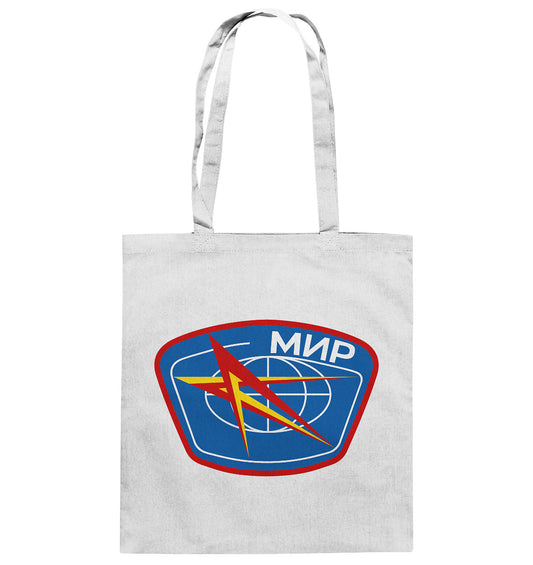 DDR Ostalgie Baumwolltasche • MIR - KOSMONAUTEN-BADGE