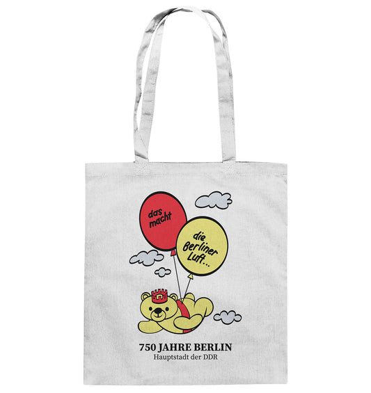 DDR Ostalgie Baumwolltasche • 750 JAHRE BERLIN