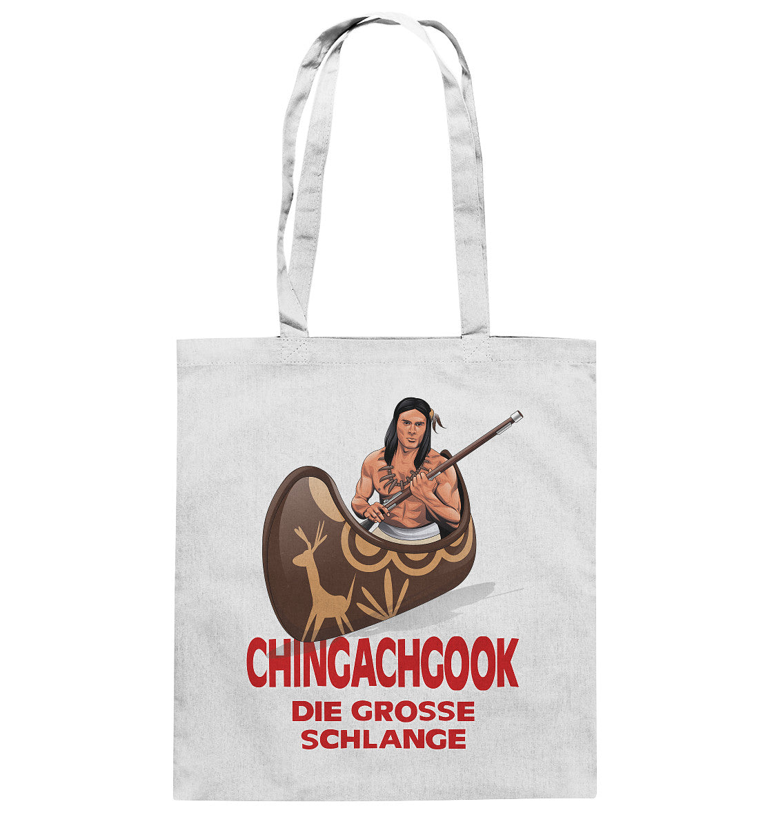 DDR Ostalgie Baumwolltasche • CHINGACHGOOK, DIE GROSSE SCHLANGE