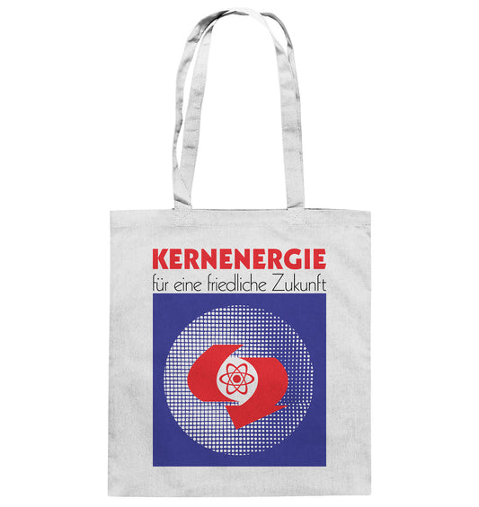 DDR Ostalgie Baumwolltasche • DDR - KERNENERGIE