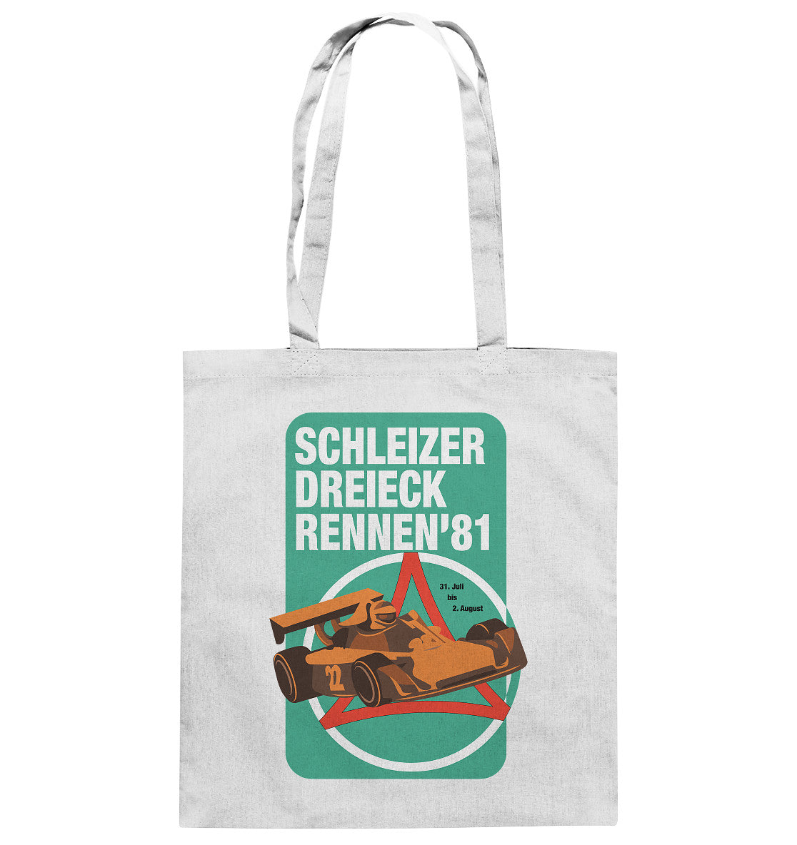 DDR Ostalgie Baumwolltasche • SCHLEIZER DREIECK-RENNEN 1981