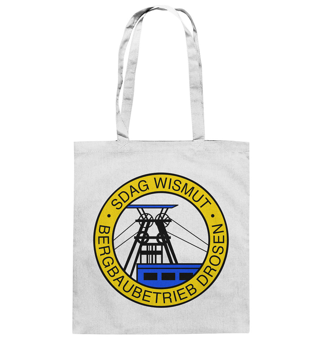 DDR Ostalgie Baumwolltasche • SDAG WISMUT - DROSEN
