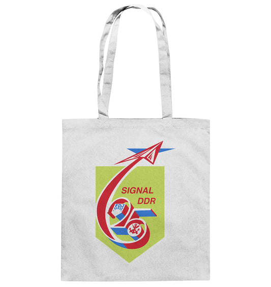 DDR Ostalgie Baumwolltasche • SIGNAL DDR 25 - FDJ, GST 1974