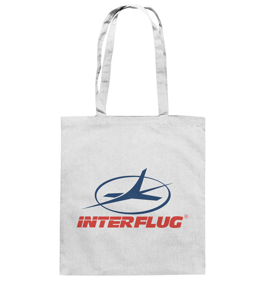 DDR Ostalgie Baumwolltasche • DDR INTERFLUG LOGO