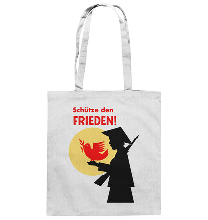 DDR Ostalgie Baumwolltasche • SCHÜTZE DEN FRIEDEN! SOLIDARITÄT MIT VIETNAM